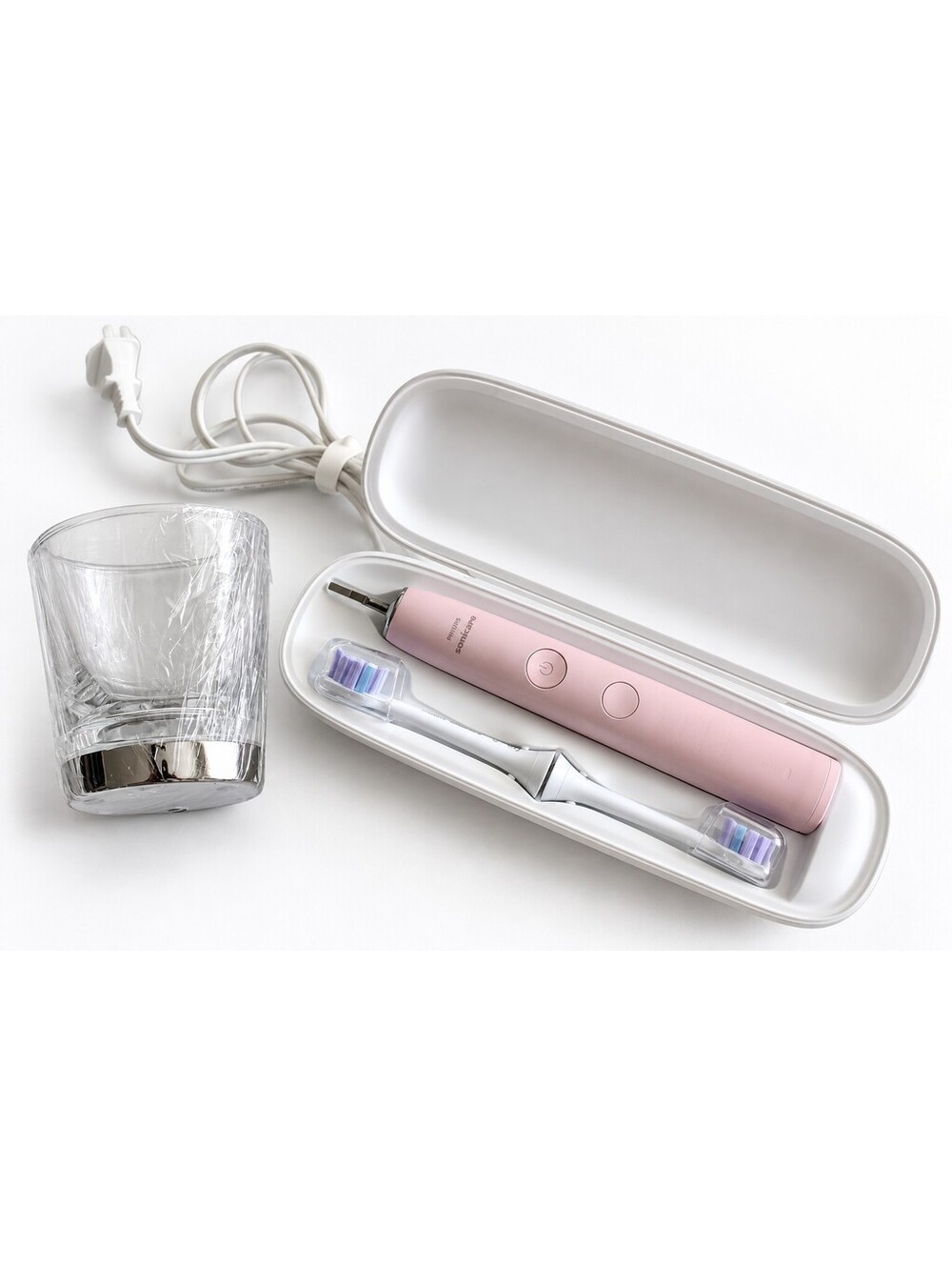 Philips Sonicare DiamondClean 9000 HX991P Pink Electric Toothbrush Set-OPEN BOX